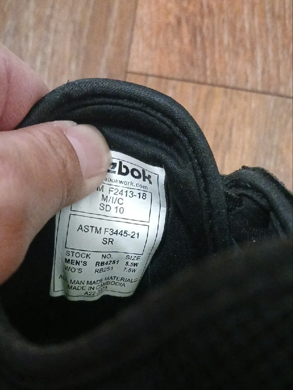 Reebok Zprint Work Shoes